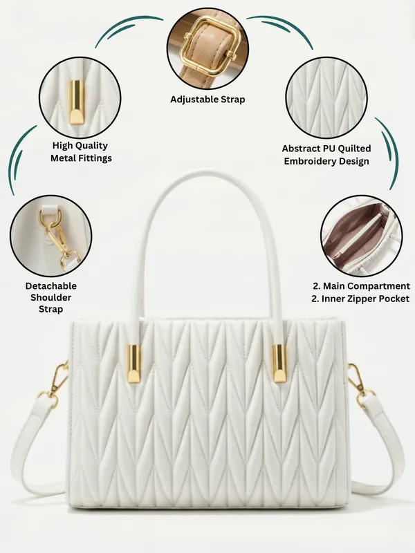 LIKE_STYLE_Women’s_Quilted_PU_Sling_Bag_with_Dual_Compartments