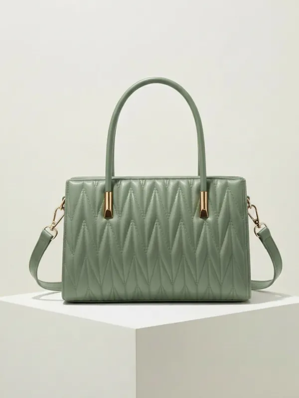 LIKE_STYLE_Women’s_Quilted_PU_Sling_Bag_with_Dual_Compartments