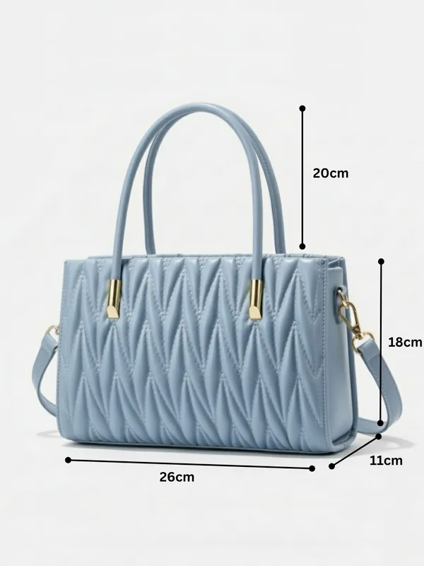 LIKE_STYLE_Women’s_Quilted_PU_Sling_Bag_with_Dual_Compartments