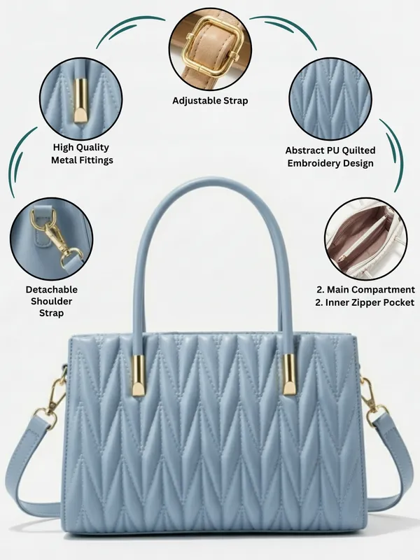 LIKE_STYLE_Women’s_Quilted_PU_Sling_Bag_with_Dual_Compartments