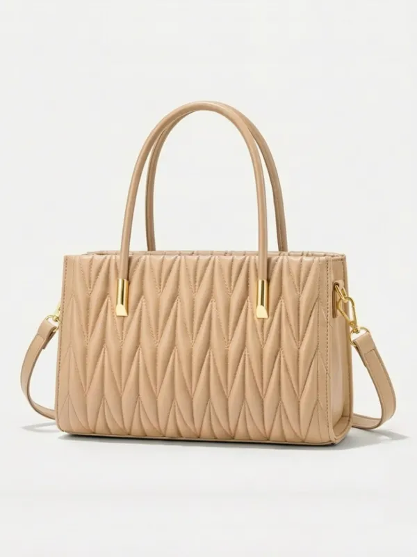 LIKE_STYLE_Women’s_Quilted_PU_Sling_Bag_with_Dual_Compartments