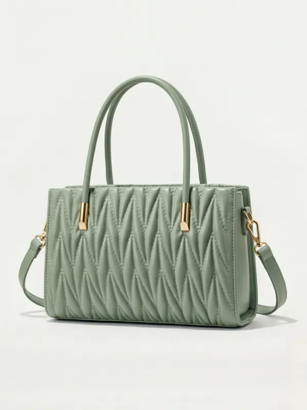 LIKE_STYLE_Women’s_Quilted_PU_Sling_Bag_with_Dual_Compartments