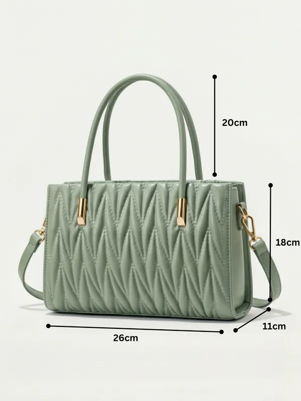 LIKE_STYLE_Women’s_Quilted_PU_Sling_Bag_with_Dual_Compartments