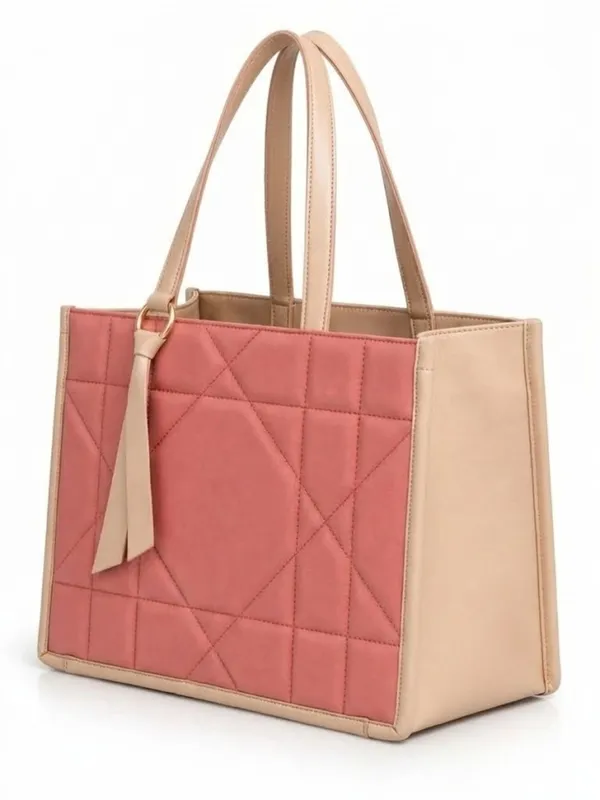 LIKE_STYLE_Women’s_Quilted_Tote_Bag_|_Geometric_Design