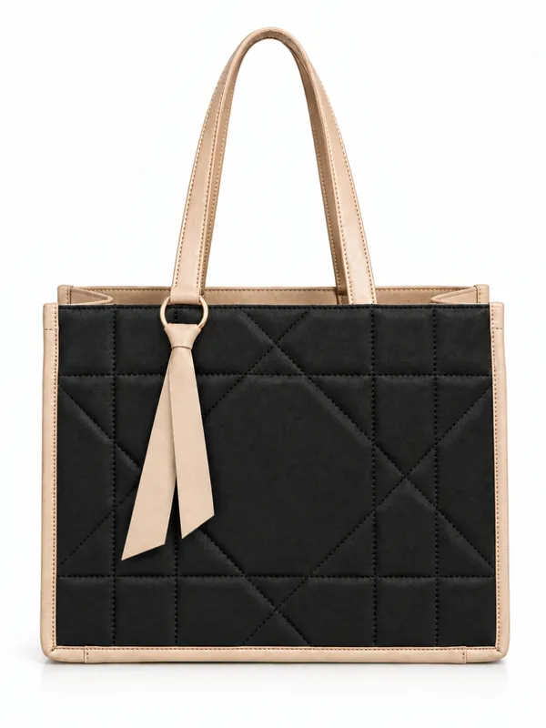 LIKE_STYLE_Women’s_Quilted_Tote_Bag_|_Geometric_Design