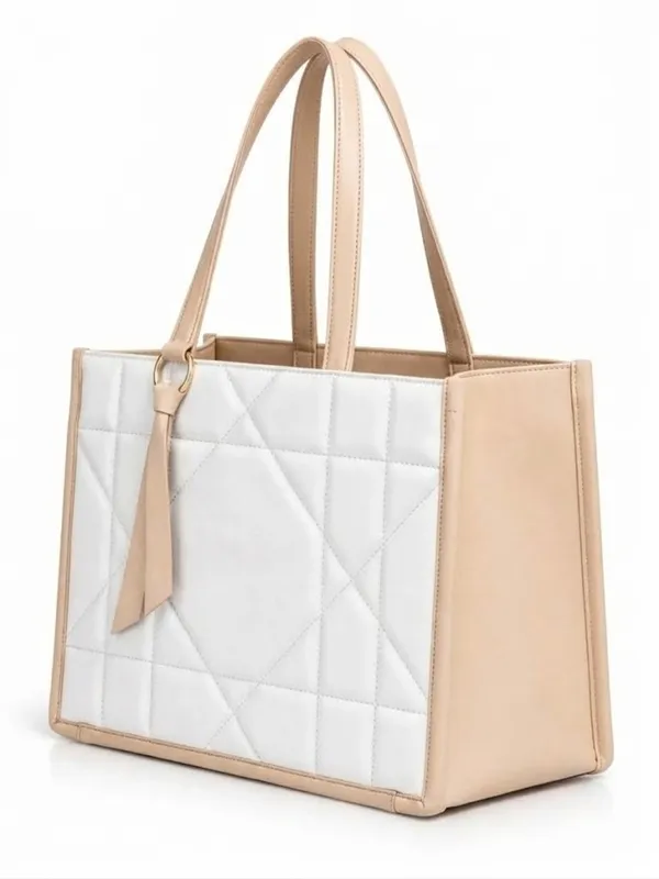 LIKE_STYLE_Women’s_Quilted_Tote_Bag_|_Geometric_Design