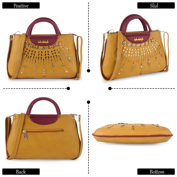 Beige_PU_Leather_Closure_Zip_Sling_Bag_For_Women_(_28_*_18_*_4_Cm)