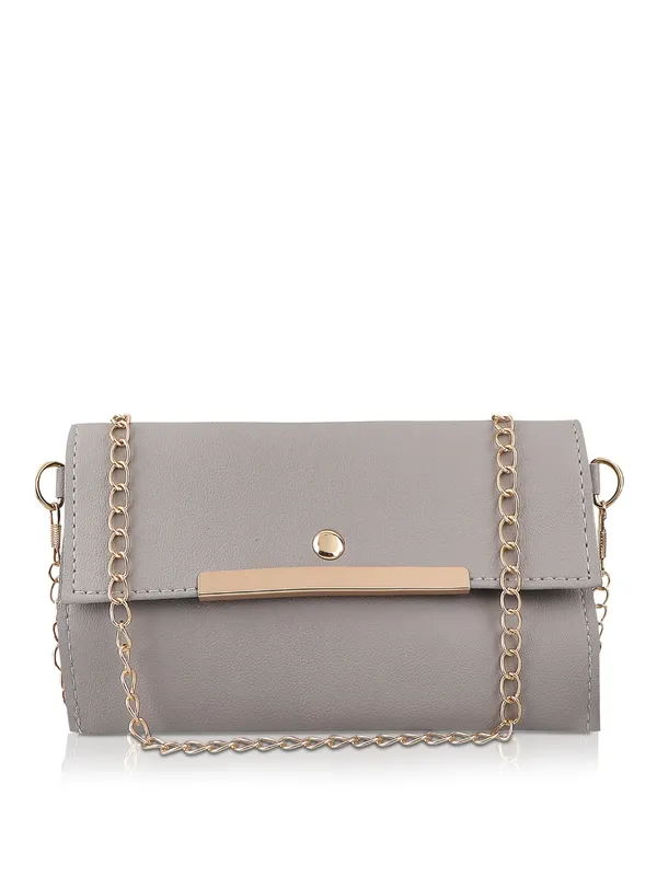 Grey_PU_Leather_Closure_Zip_Sling_Bag_Set_Of_2_(_29_*_23_*_9_Cm)