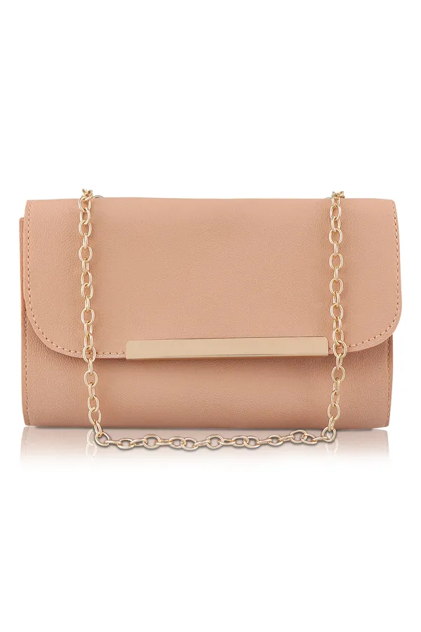Beige_PU_Leather_Closure_Flap_&_Zip_Handheld_Set_Of_3_(_29_*_23_*_9_Cm)