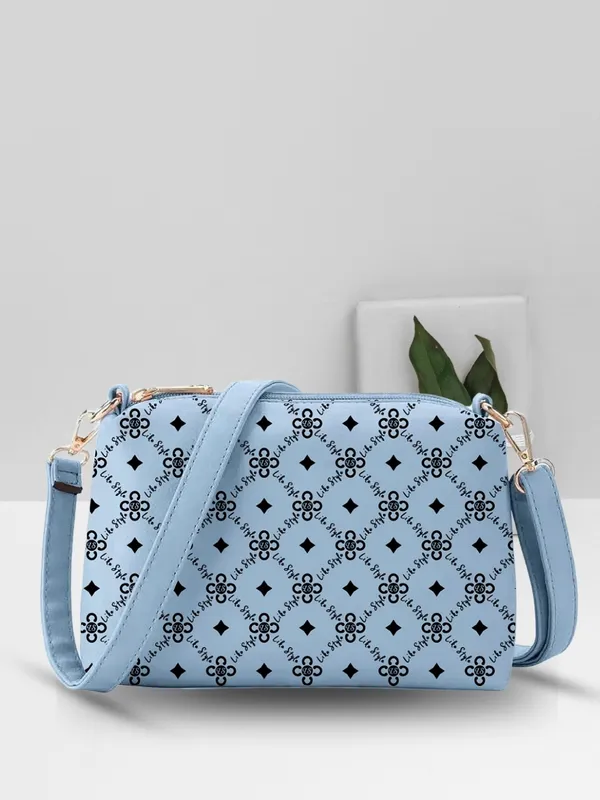 Grey_PU_Leather_Closure_Zip_Sling_Bag_For_Women_(_25_*_20_*_5_Cm)