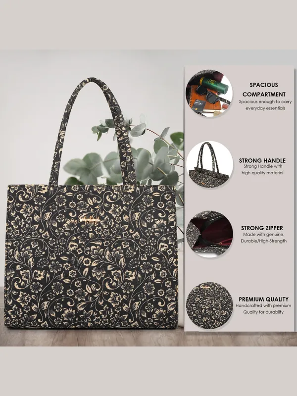 LIKE_STYLE_Women's_Tote_Bag_|_Ethnic_Print_Canvas_Handbag_with_Zipper_Closure_&_Spacious_Compartments