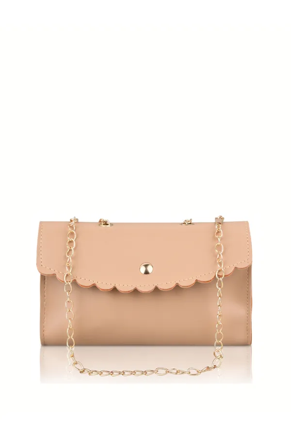 Beige_PU_Leather_Closure_Flap_&_Zip_Handheld_Set_Of_3_(_29_*_23_*_9_Cm)
