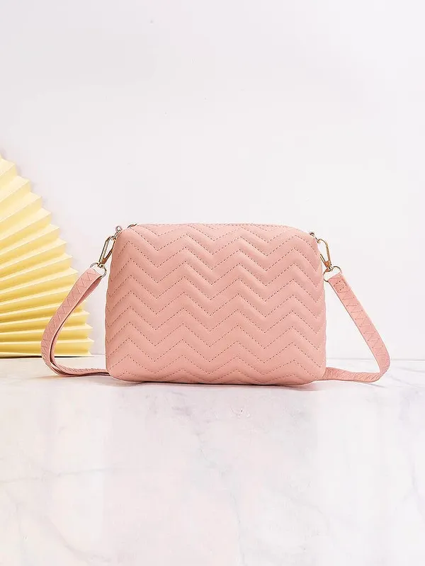 Pink_PU_Leather_Closure_Zip_Sling_Bag_For_Women_(_25_*_20_*_5_Cm)