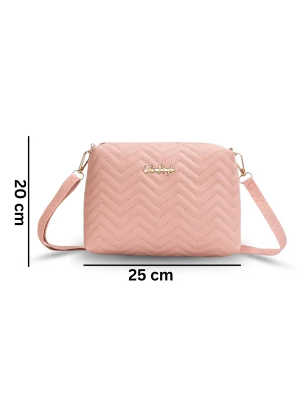 Pink_PU_Leather_Closure_Zip_Sling_Bag_For_Women_(_25_*_20_*_5_Cm)