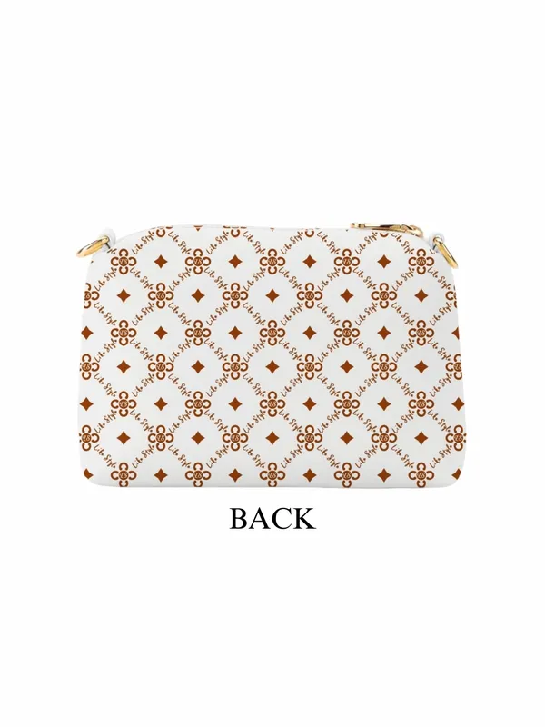 White_PU_Leather_Closure_Zip_Sling_Bag_For_Women_(_25_*_20_*_5_Cm)