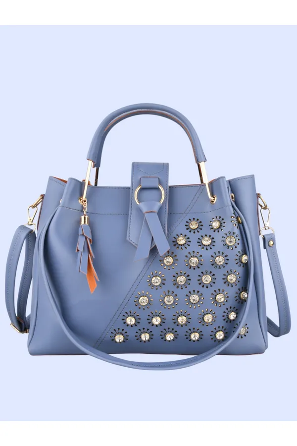 Blue_PU_Leather_Closure_Flap_&_Zip_Shoulder_Bag_(_29_*_23_*_9_Cm)