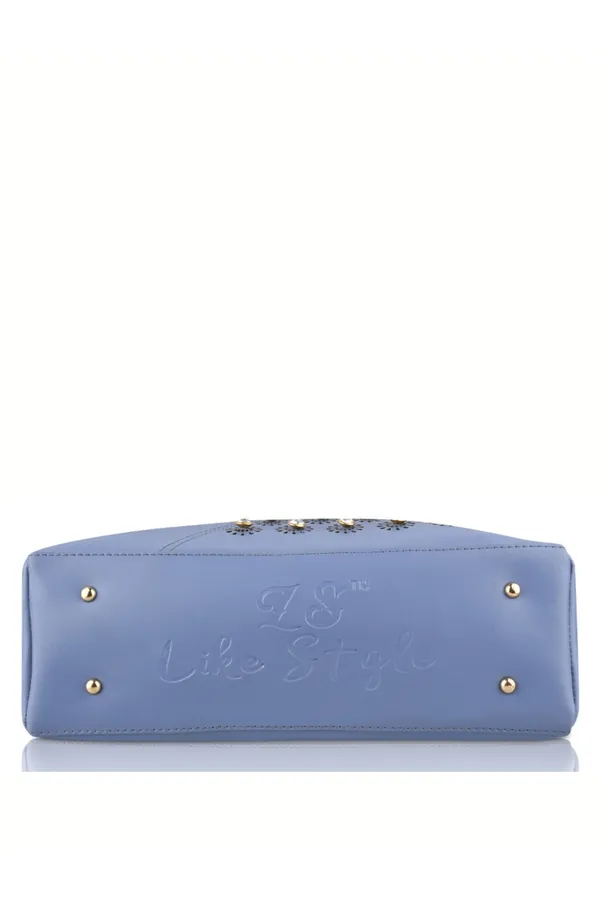 Blue_PU_Leather_Closure_Flap_&_Zip_Shoulder_Bag_(_29_*_23_*_9_Cm)