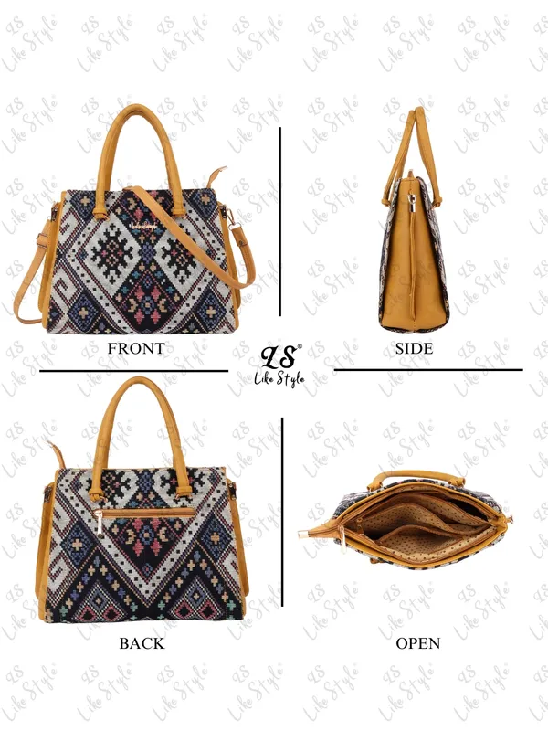 Beige_Jute_&_PU_Leather_Closure_Zip_Shoulder_Bag_(_33_*_23_*_11_Cm)