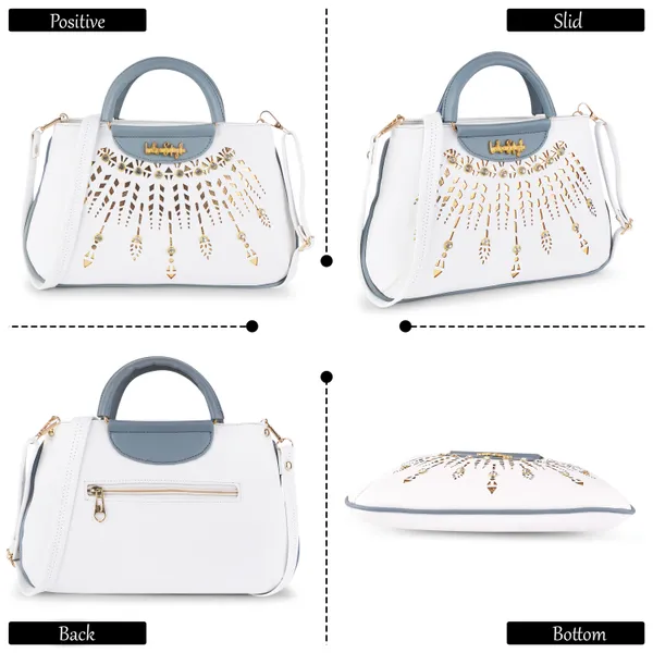 White_PU_Leather_Closure_Zip_Sling_Bag_For_Women_(_28_*_18_*_4_Cm)
