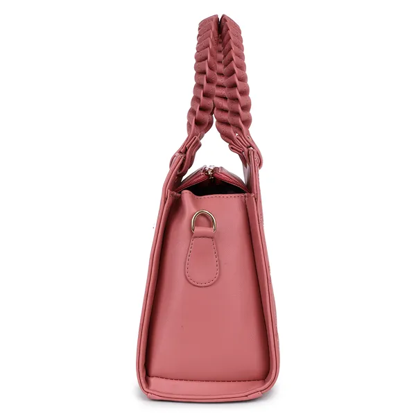Pink_PU_Leather_Closure_Zip_Handbag_For_Women_(_30_*_23_*_14_Cm)