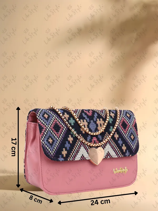 Pink_Jute_&_PU_Leather_Closure_Flap_Sling_Bag_For_Women_(_24_*_17_*_7_Cm)