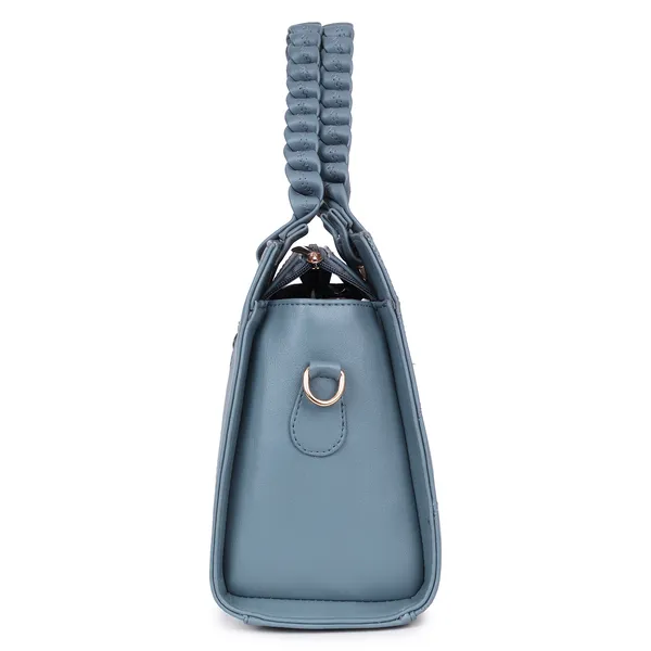Grey_PU_Leather_Closure_Zip_Handbag_For_Women_(_30_*_23_*_14_Cm)