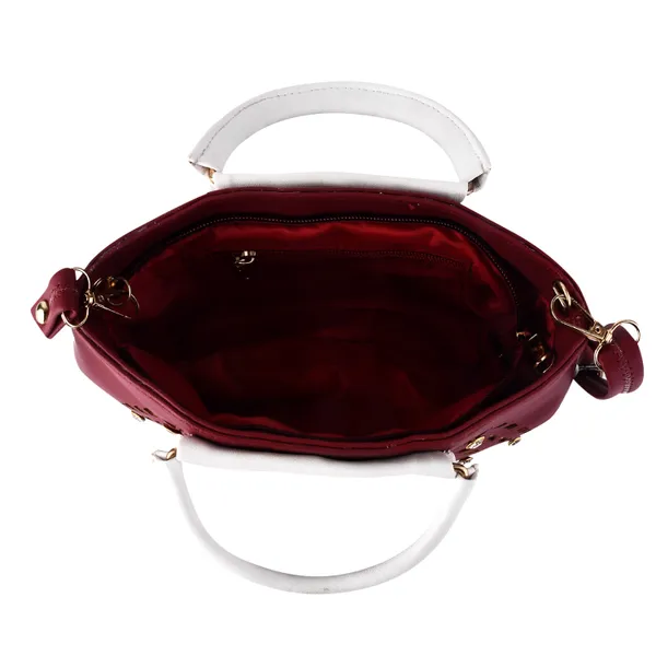 Maroon_PU_Leather_Closure_Zip_Sling_Bag_For_Women_(_28_*_18_*_4_Cm)