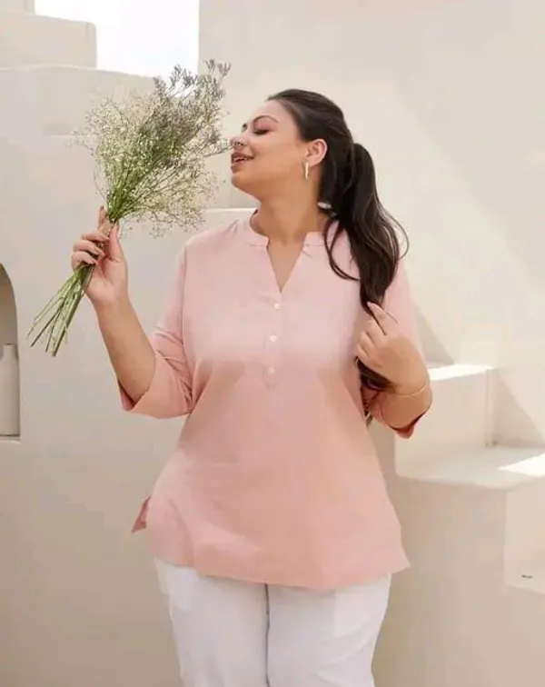 Baby_pink_Short_Kurta