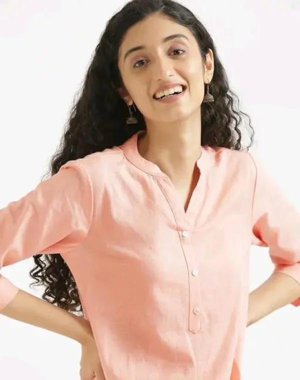 Baby_pink_Short_Kurta