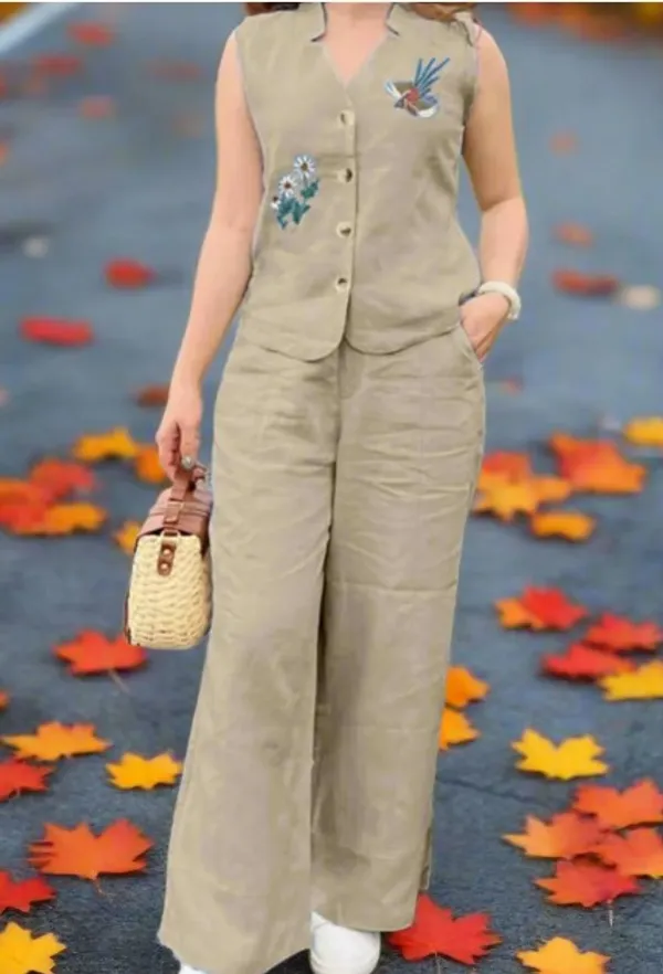 Beige_Premium_Cotton_Slub_Cord_Set