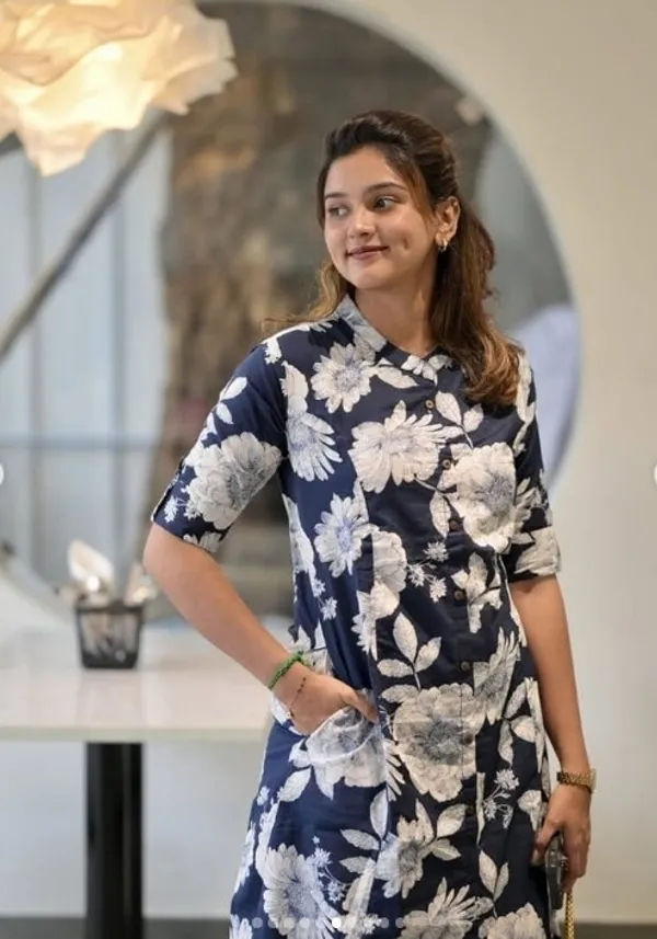 Blue__Floral_fine_Cotton_Cord_Set