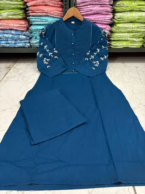 Blue_embroidered_Kurta_pant