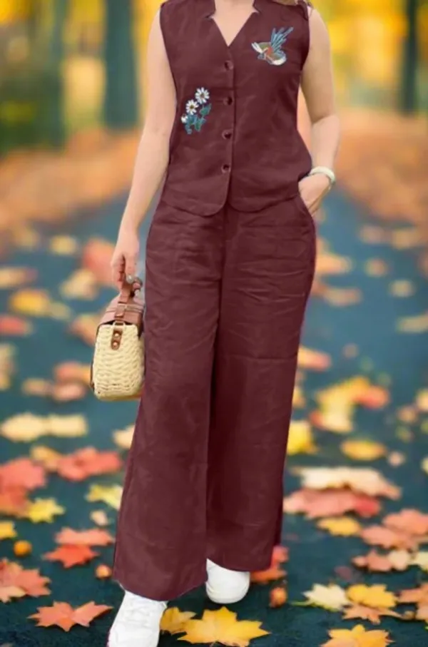 Brown_Premium_Cotton_Slub_Cord_Set