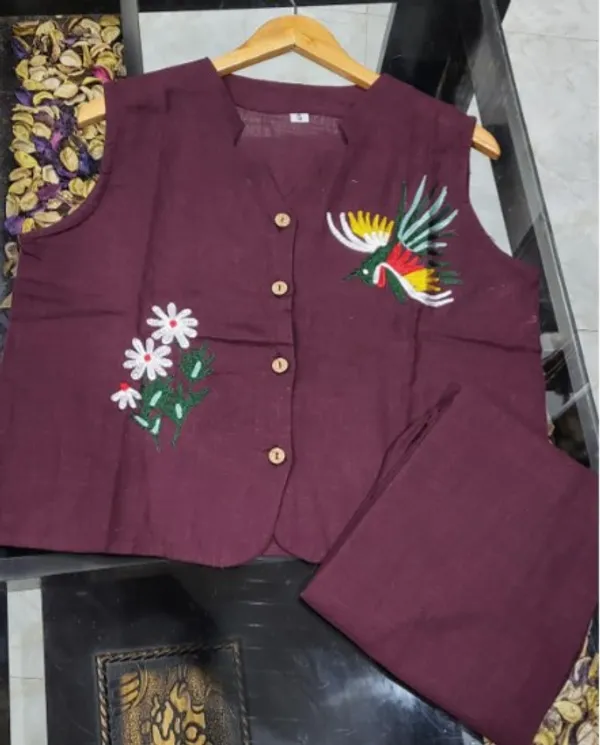 Brown_Premium_Cotton_Slub_Cord_Set