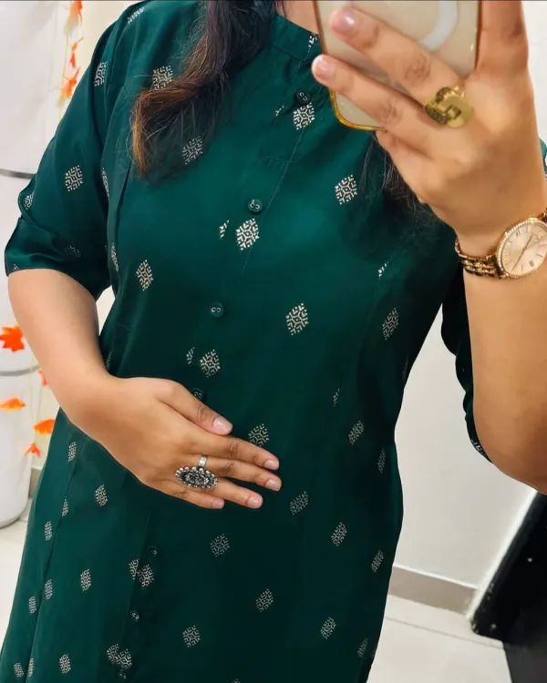 Green_Butti_Soft_Cotton_Kurta_Set