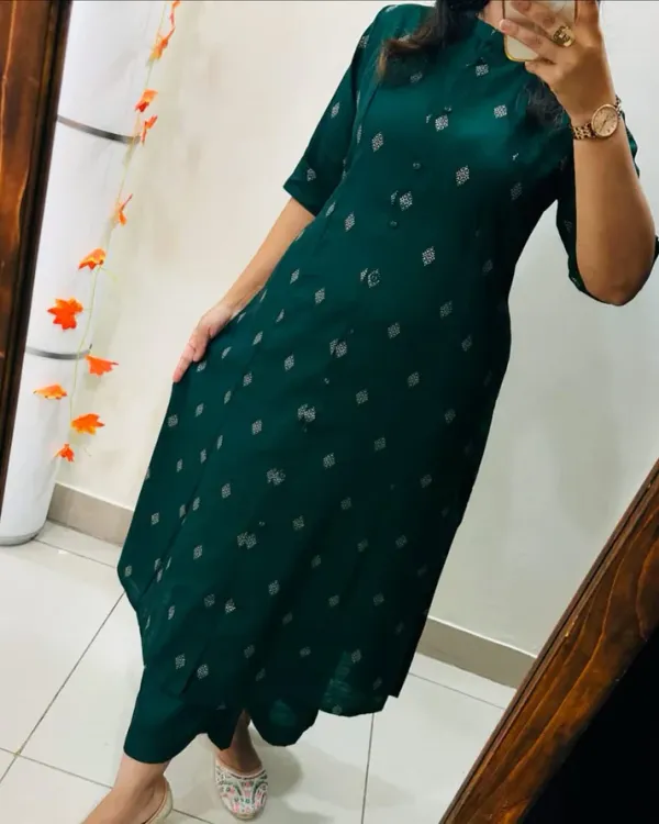 Green_Butti_Soft_Cotton_Kurta_Set