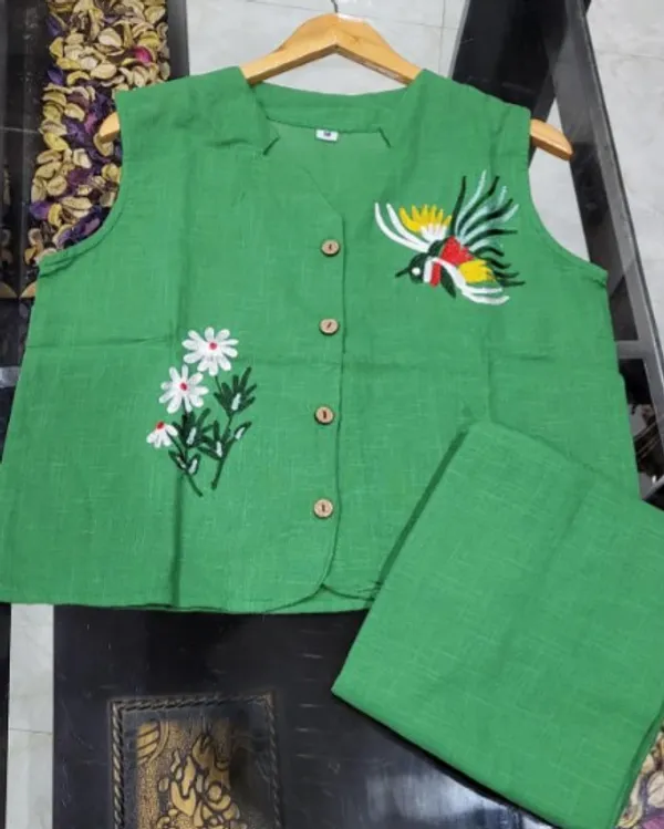 Green_D_Premium_Cotton_Slub_Cord_Set