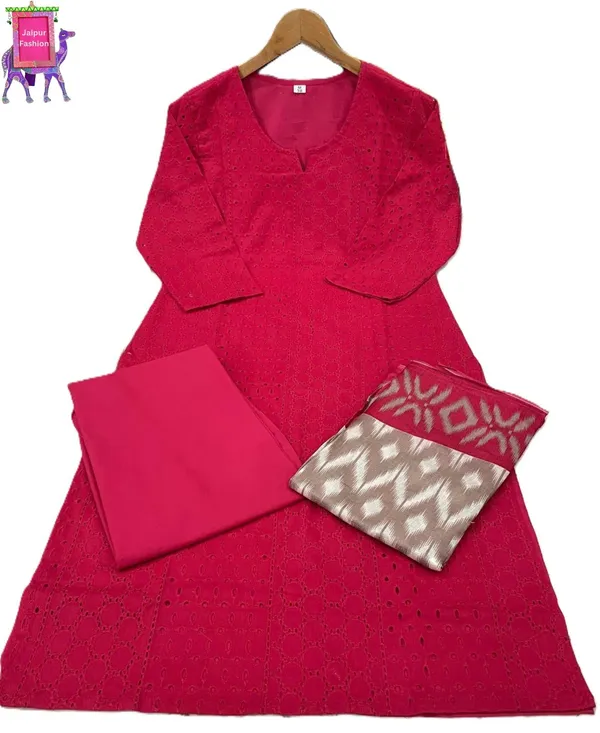 Rani_Pink_Schiffli_Embroidered_Kurta_Set_With_Cotton_Lining_For_Women