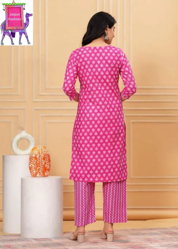 Pink_Cotton_Embroidered_Printed_Kurta_Set_For_Women