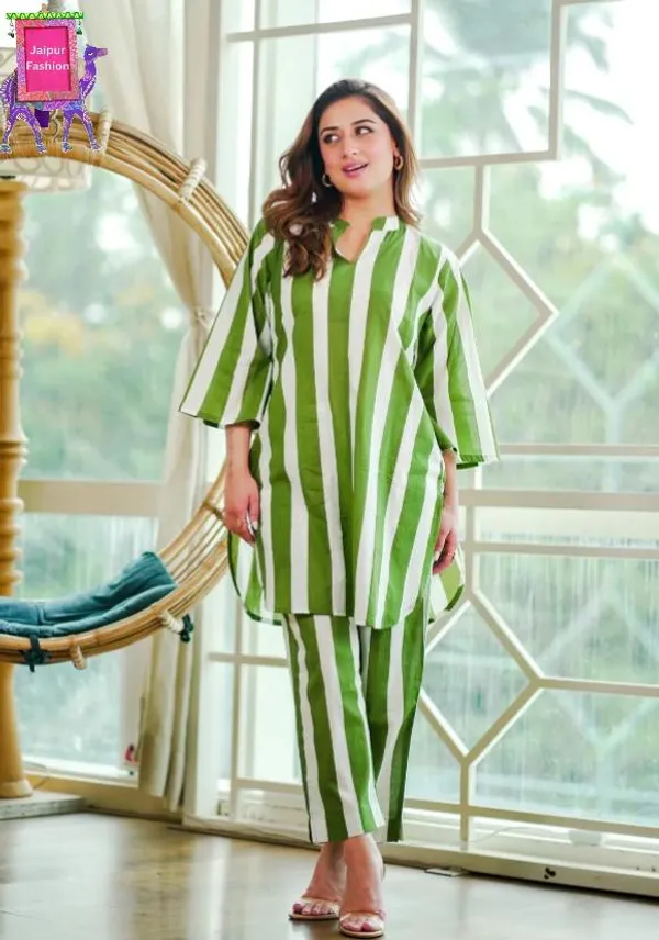 Green_Cotton_Printed_Beautiful_Striped_Co-Ord_Set_For_Women