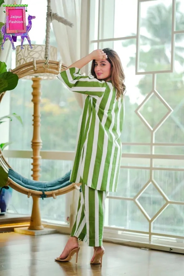 Green_Cotton_Printed_Beautiful_Striped_Co-Ord_Set_For_Women