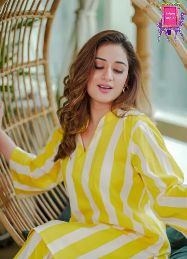 Yellow_Cotton_Printed_Beautiful_Striped_Co-Ord_Set_For_Women