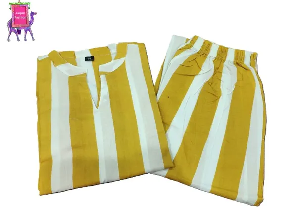 Yellow_Cotton_Printed_Beautiful_Striped_Co-Ord_Set_For_Women