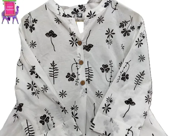 White_Cotton_Printed_Beautiful_Floral_Printed_Co-Ord_Set_For_Women