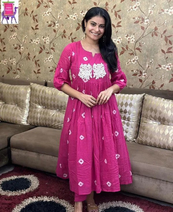 Rani_Pink_Cotton_Embroidered_Work_A_Line_Co-Ord_Set_For_Women