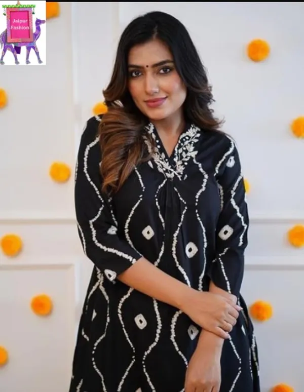 Black_Abstract_Printed_V-Neck_Rayon_Embroidered_Sequenced_Co-Ord_Set_For_Women