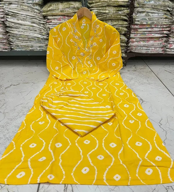 Jaipuri_yellow_Kurta_Pant