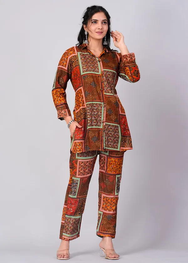 Multicolor_Premium_Rayon_Digitally_Printed_Party-Wear_Readymade_Co-Ord_Set