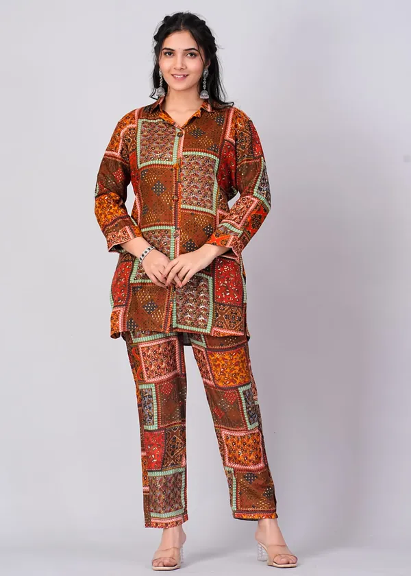 Multicolor_Premium_Rayon_Digitally_Printed_Party-Wear_Readymade_Co-Ord_Set