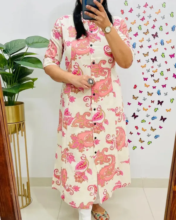 Princess_Cut_Pink_Kurti_Set